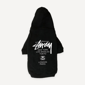 Scruffy World Tour dog hoodie view 9