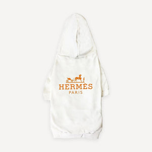 Hairmes Logo Print dog hoodie view 9