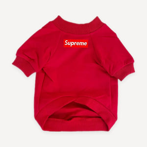 Script Logo dog tee inspired by Supreme view 9