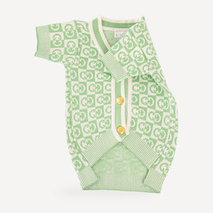 Pawcci Mint Monogram Cardigan product view