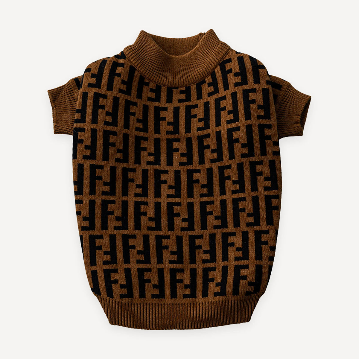 Ff Logo dog sweater inspired by Fendi view 4