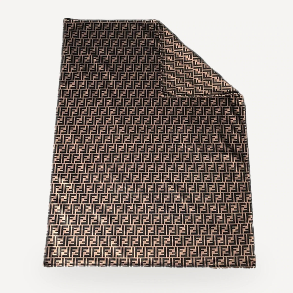 Monogram Blanket And Pillow dog set inspired by Fendi