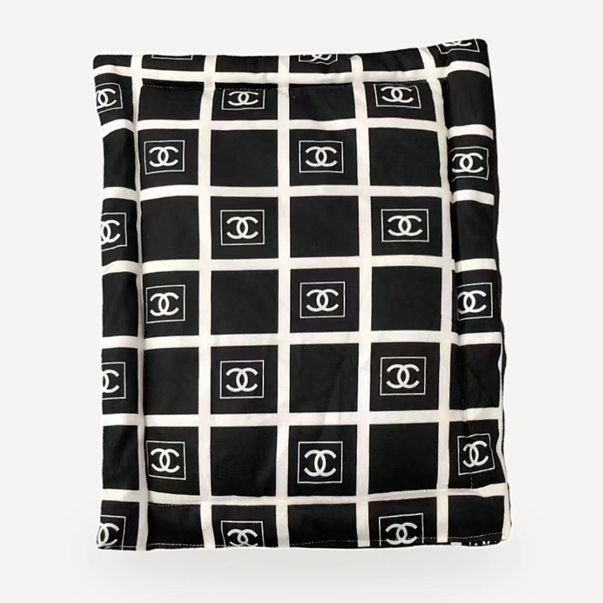 Monogram Flat dog mat inspired by Fendi view 3