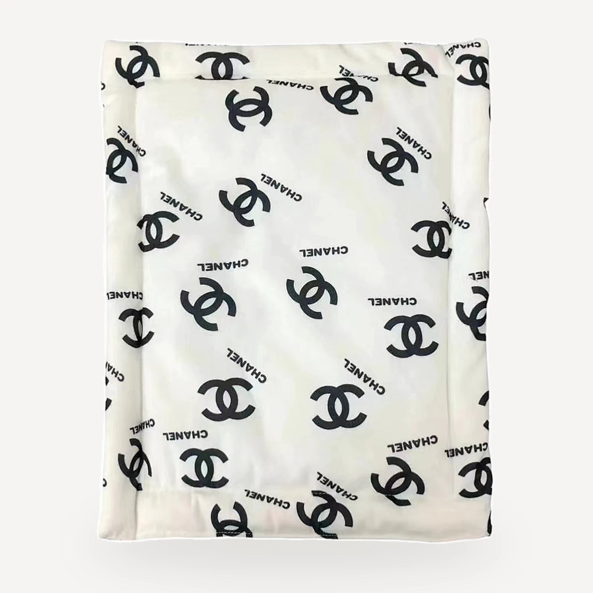 Monogram Flat dog mat inspired by Fendi view 5