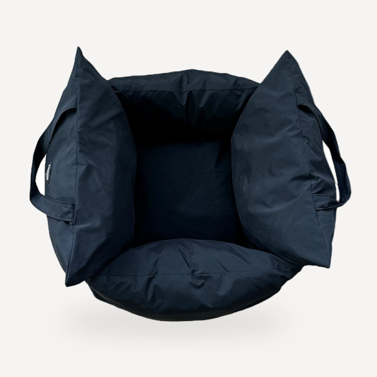 Triangle Badge Nylon Dog dog bed inspired by Prada view 2