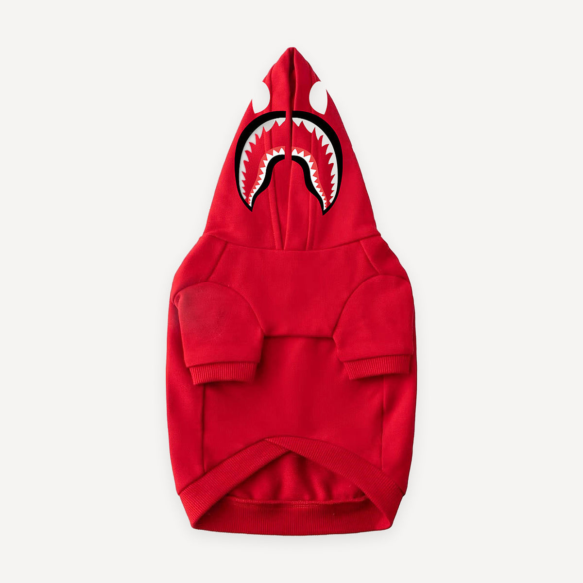 Shark Hood Dog dog hoodie inspired by BAPE view 7