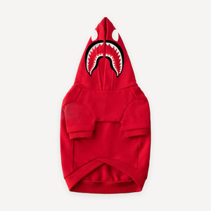 Shark Hood Dog dog hoodie inspired by BAPE view 7