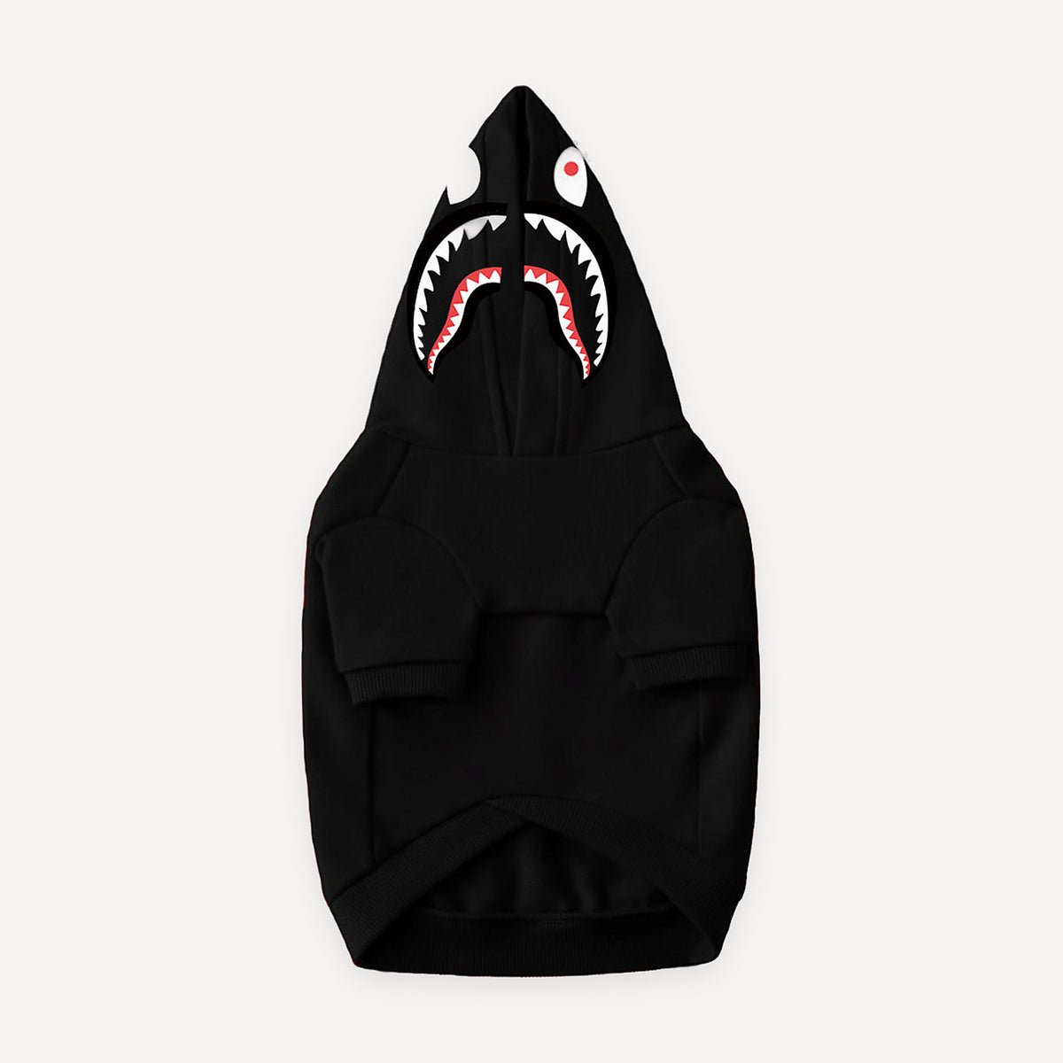 Shark Hood Dog dog hoodie inspired by BAPE view 6