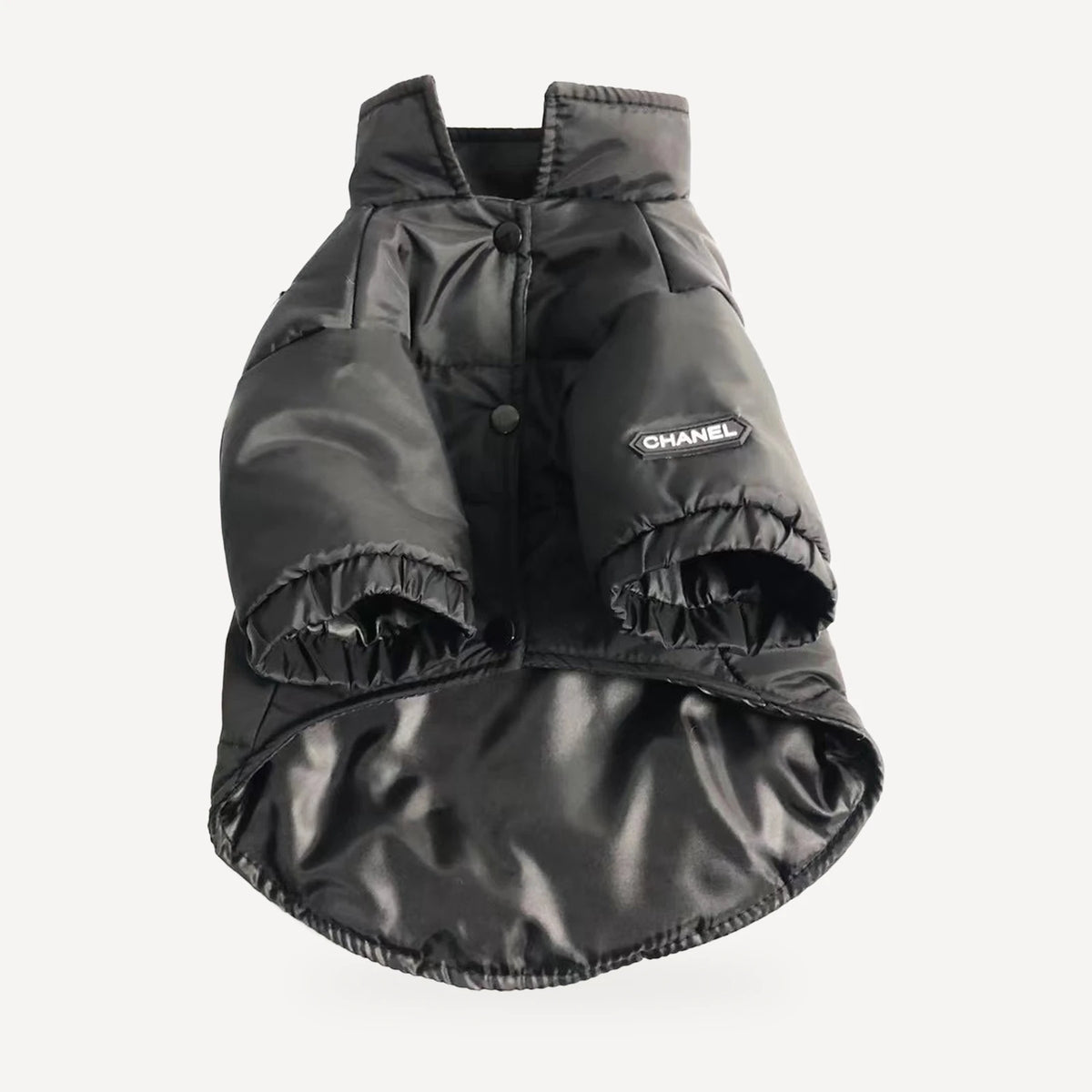 Chewnel Black Puffer Jacket product view
