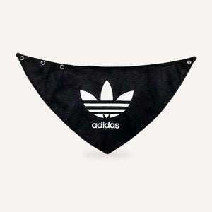 Three-Leaf Logo dog bandana inspired by Adidas