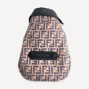 Ff Monogram dog carrier inspired by Fendi view 8