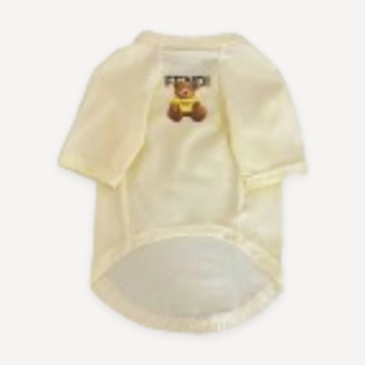 Bear Logo dog tee inspired by Fendi