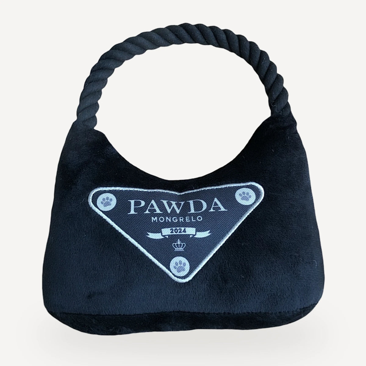 Plush Bag & Bone Toy dog set inspired by Prada