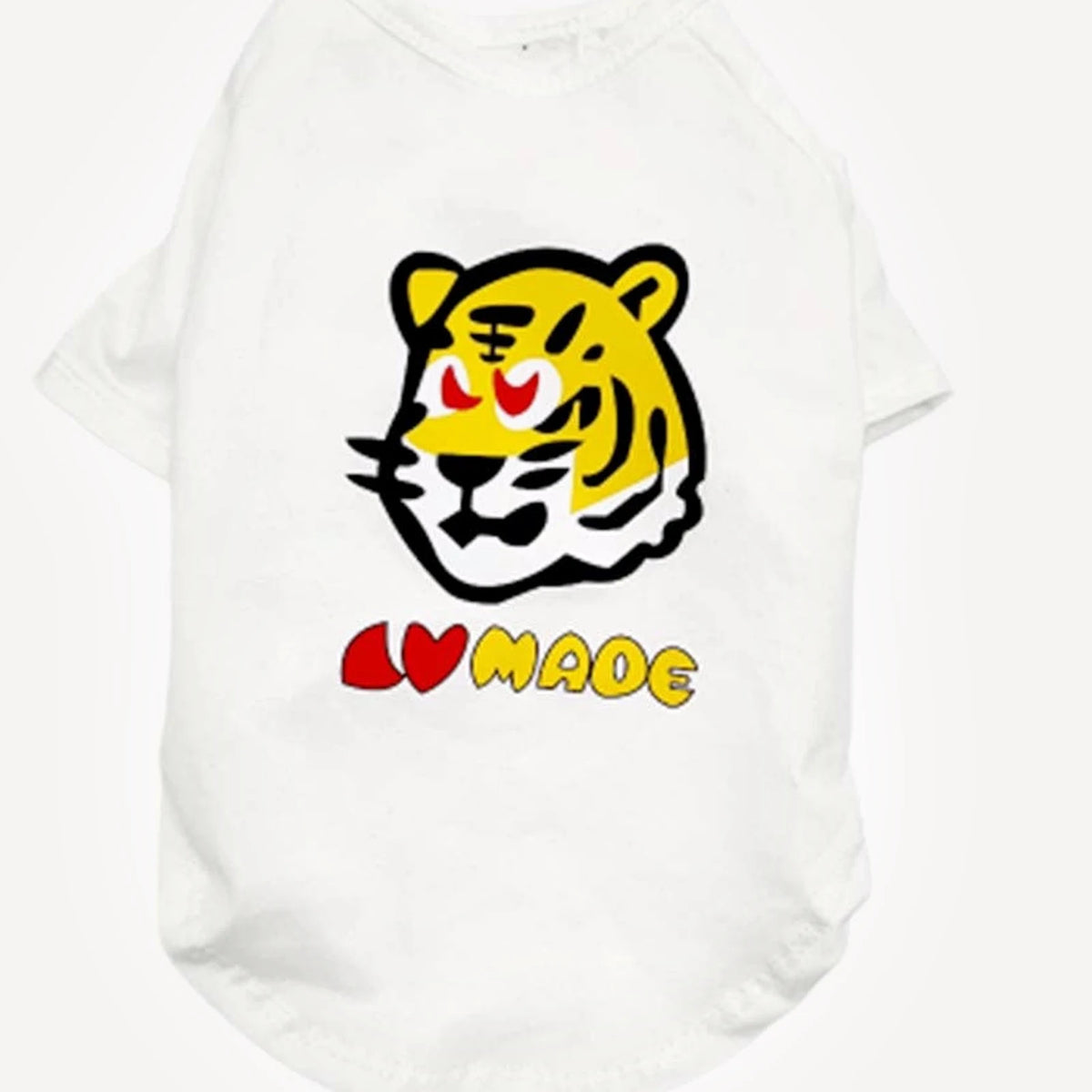 Tiger dog tee inspired by BAPE