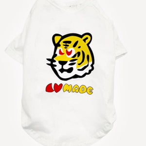 Tiger dog tee inspired by BAPE
