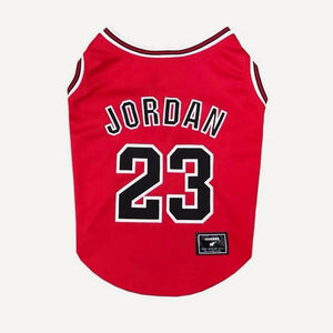 Basketball dog jersey inspired by Jordan view 7
