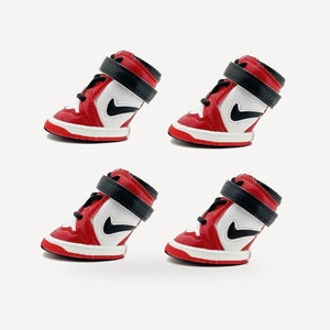 dog sneakers inspired by Jordan view 7