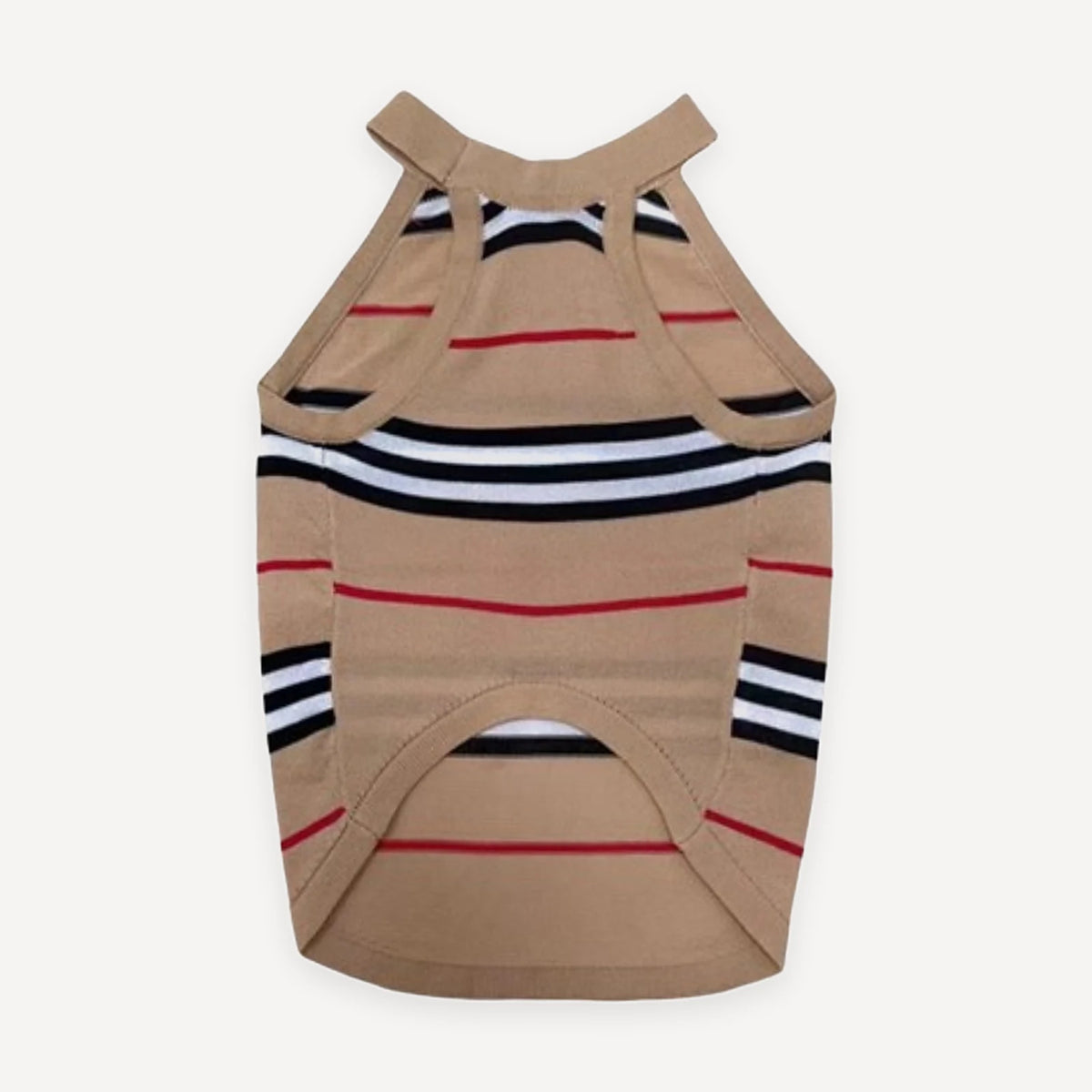 Icon Stripe dog dress inspired by Burberry view 3