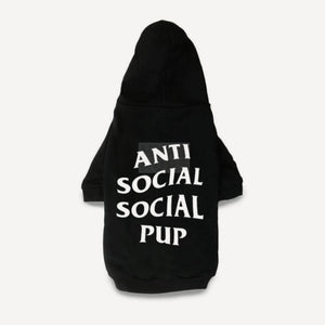 dog hoodie inspired by Anti Social Social Club view 2