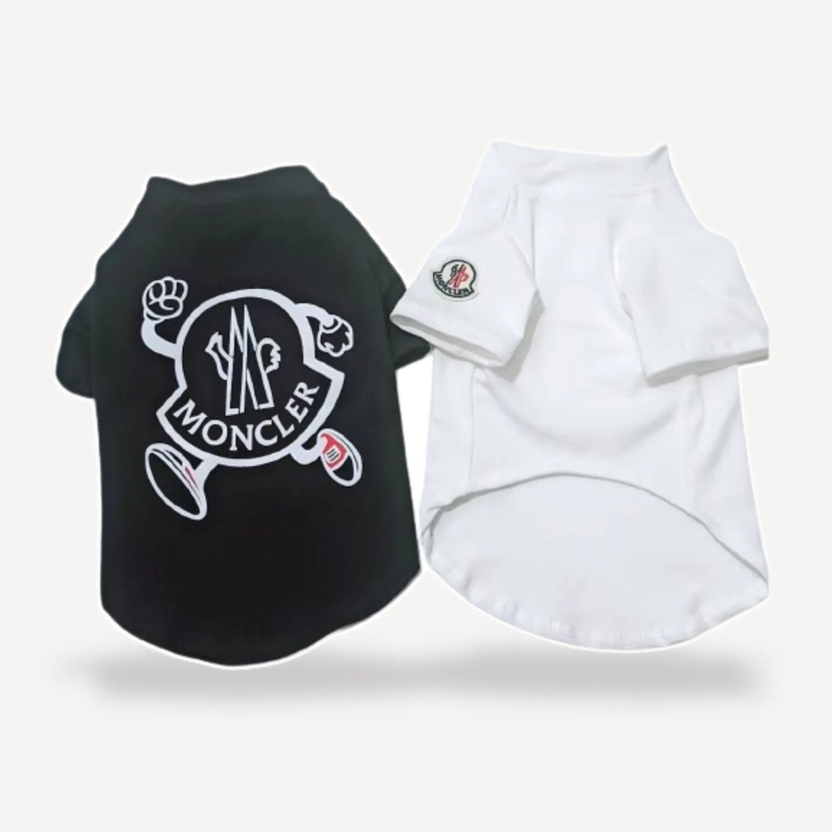 Classic dog tee inspired by Moncler view 5