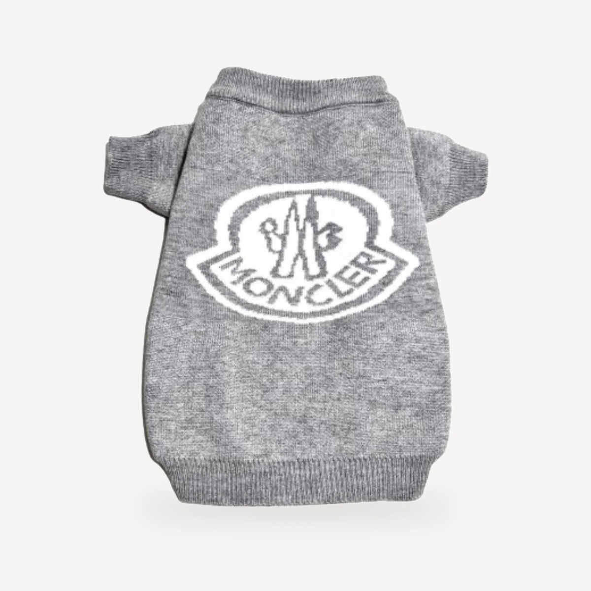 Logo dog sweater inspired by Moncler view 2