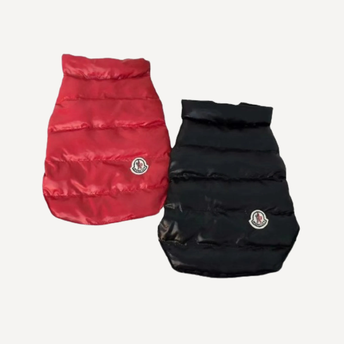 Quilted dog vest inspired by Moncler