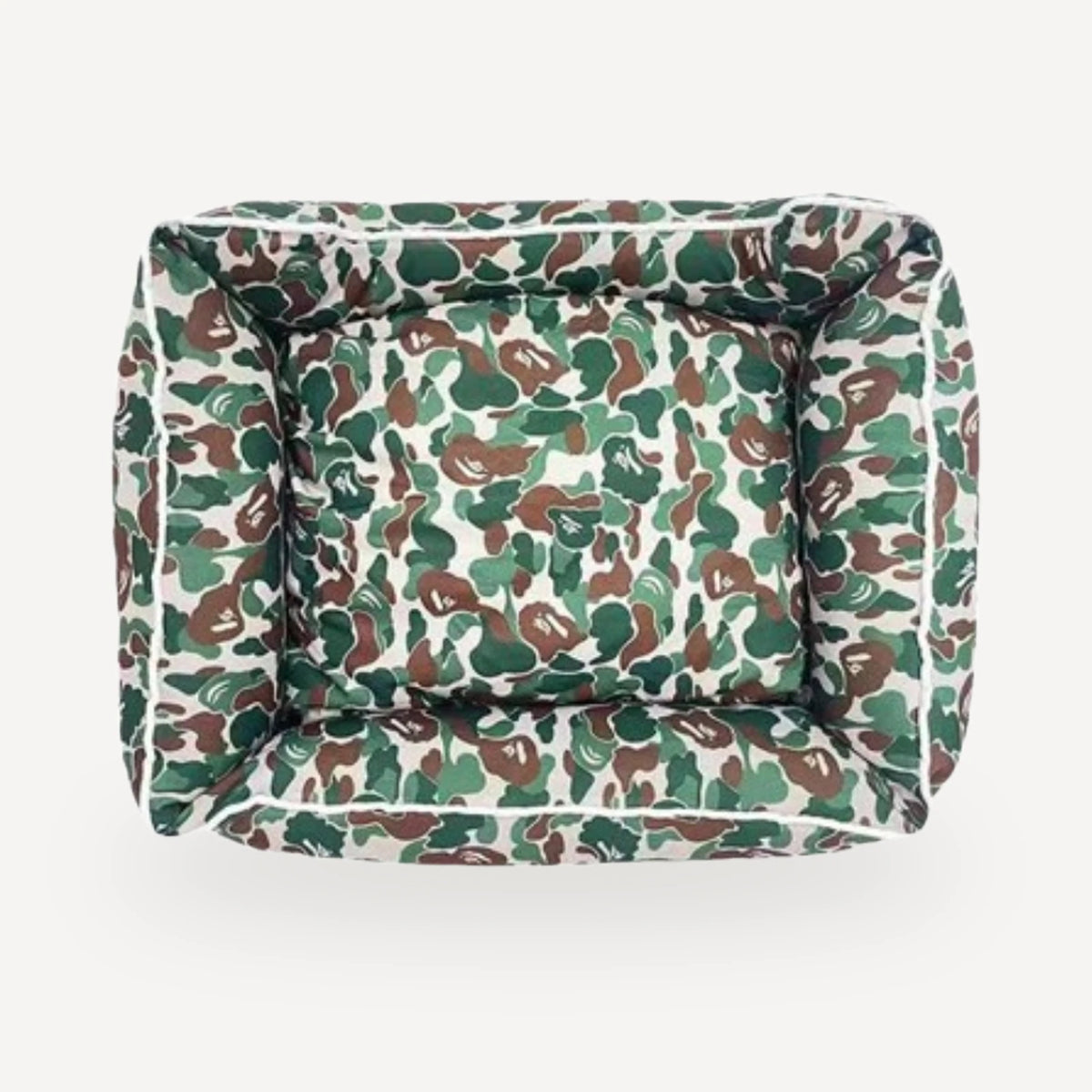 Camo Dog dog bed view 2
