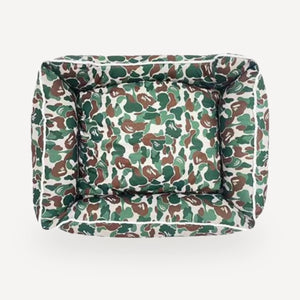 Camo Dog dog bed view 2