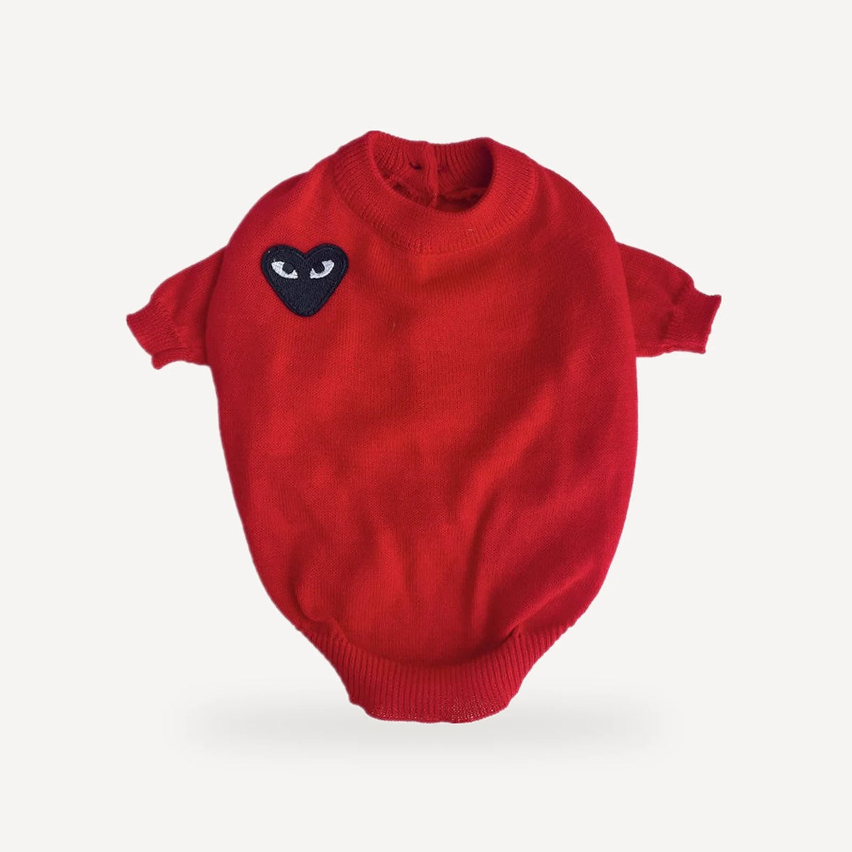 Heart dog sweater inspired by Comme des Garcons view 9