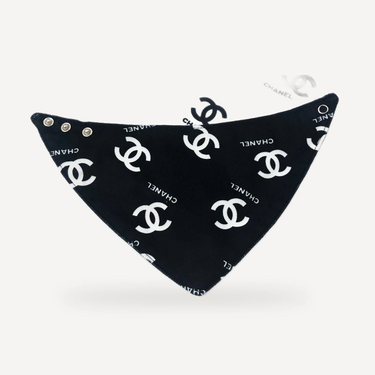 dog bandana inspired by Chanel view 2