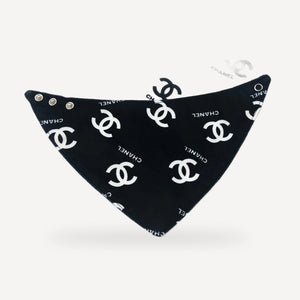 dog bandana inspired by Chanel view 2