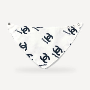 dog bandana inspired by Chanel view 3