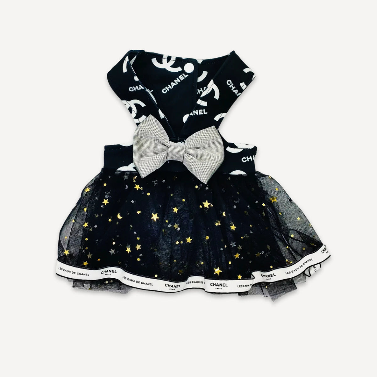 Celestial Tulle dog dress inspired by Chanel