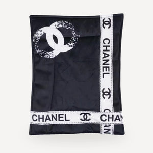 Cozy Winter dog blanket inspired by Chanel view 4