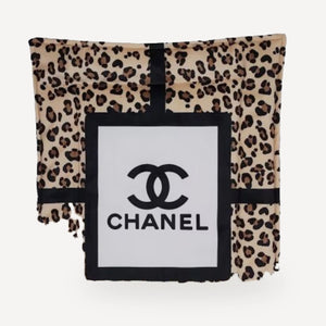Cozy Winter dog blanket inspired by Chanel view 3