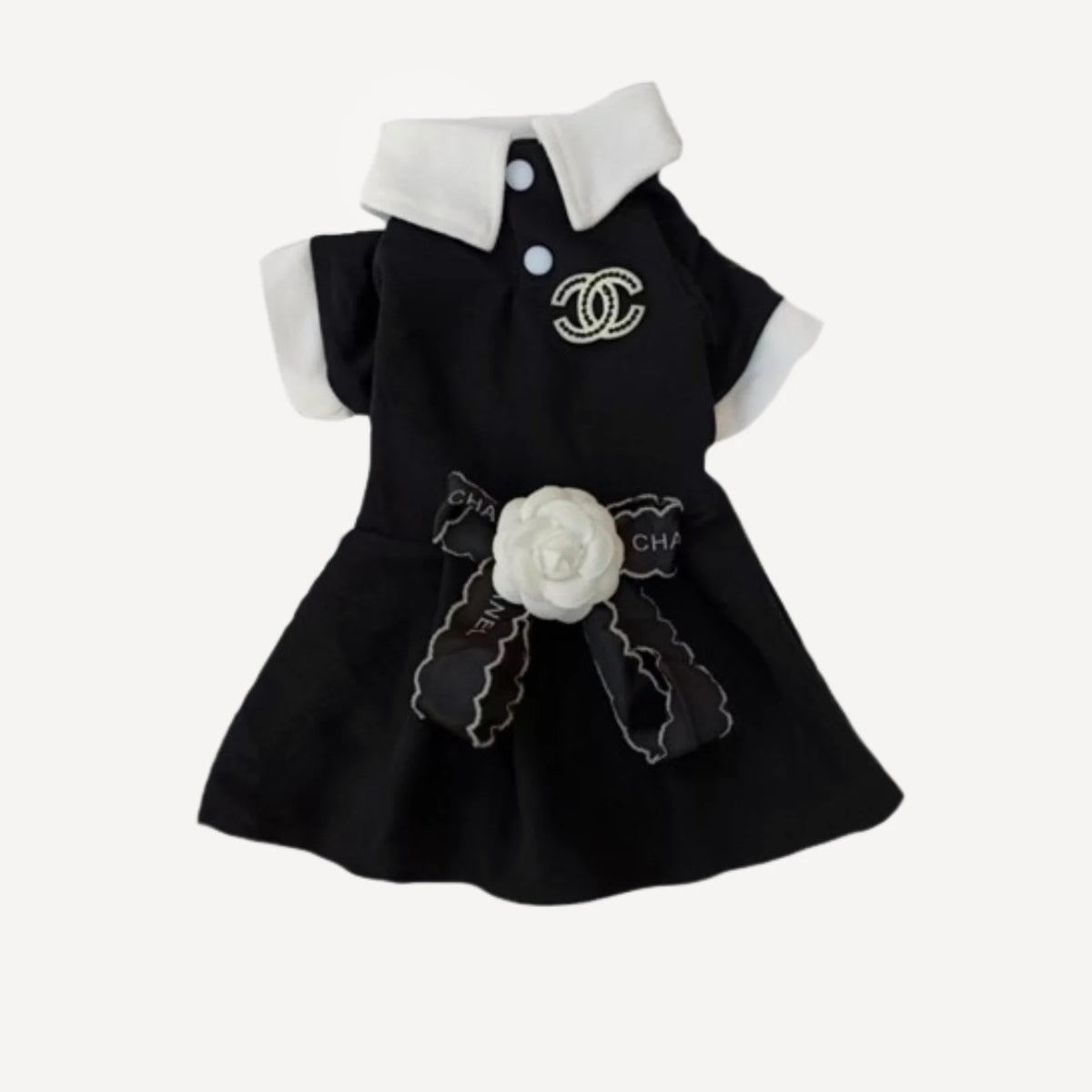 Dress & Tee dog set inspired by Chanel view 5