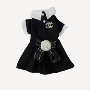 Dress & Tee dog set inspired by Chanel view 5