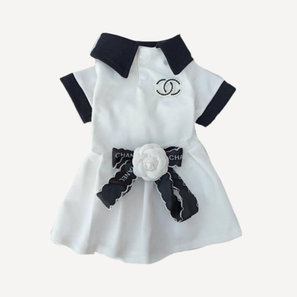 Dress & Tee dog set inspired by Chanel view 6