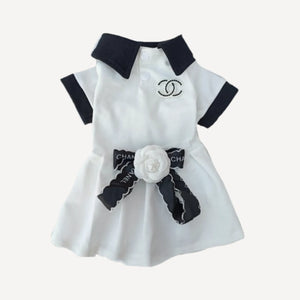 Dress & Tee dog set inspired by Chanel view 6