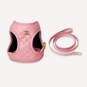 Harness & Leash dog set inspired by Chanel view 7