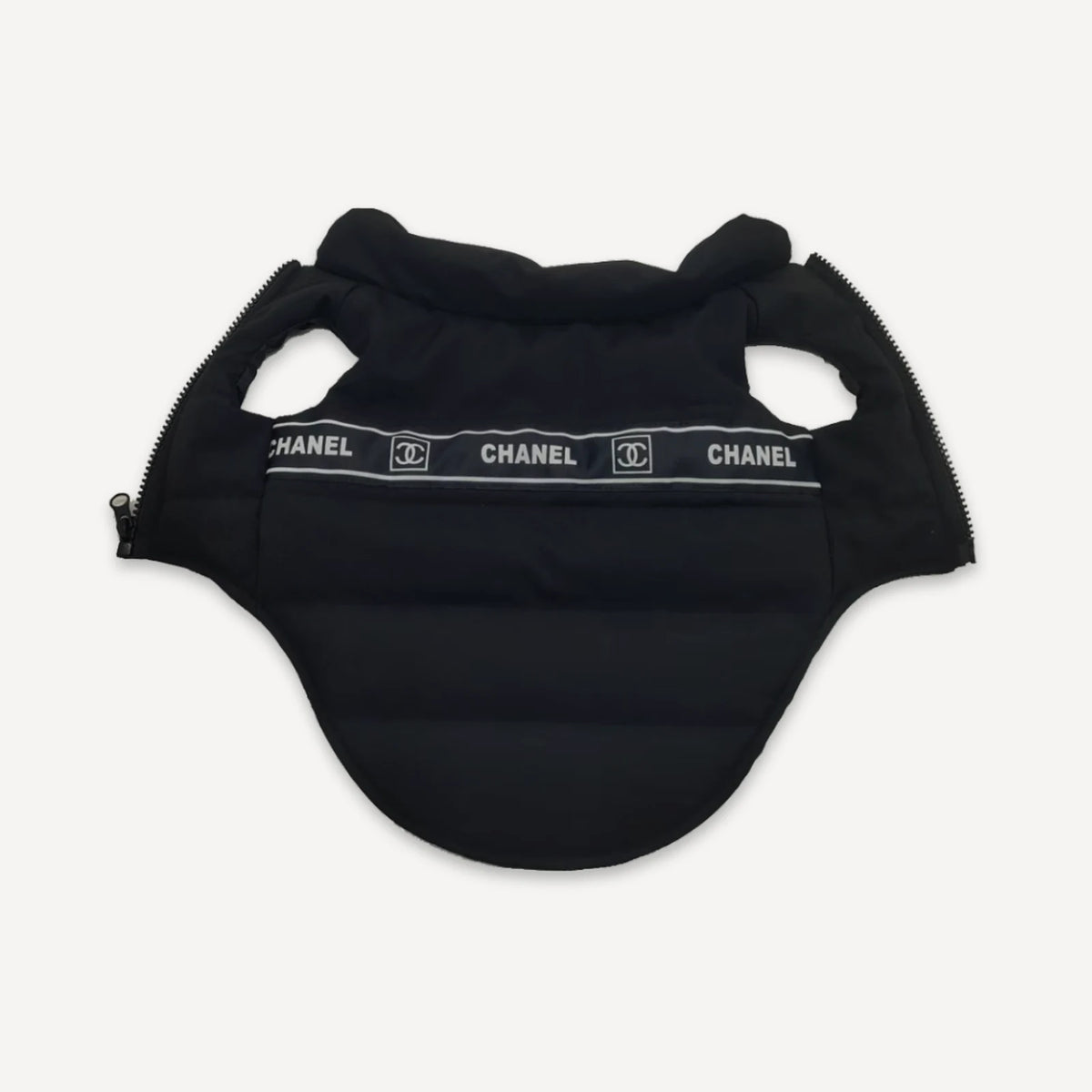 Logo Band dog vest inspired by Chanel view 7