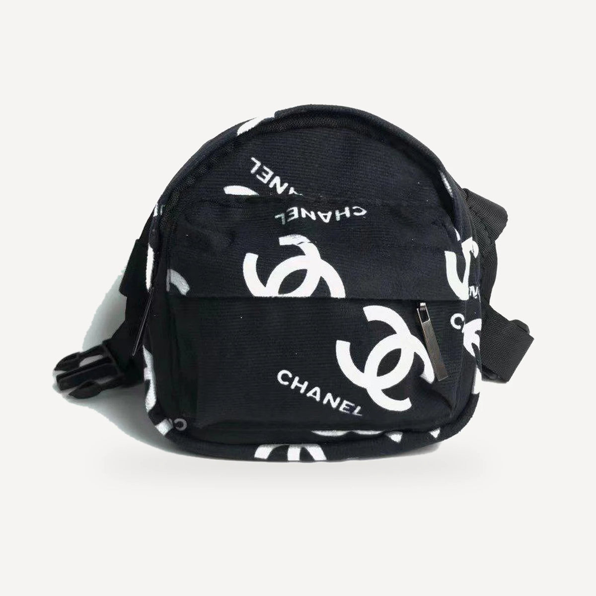 Logo Dog dog backpack inspired by Chanel