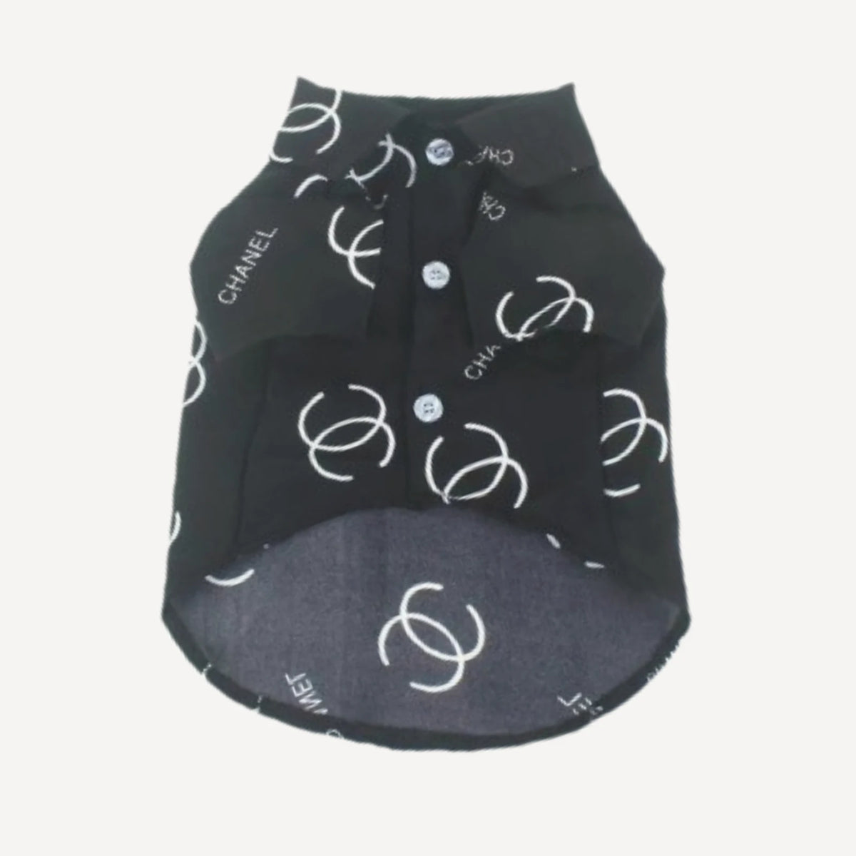 Polo dog shirt inspired by Chanel view 2