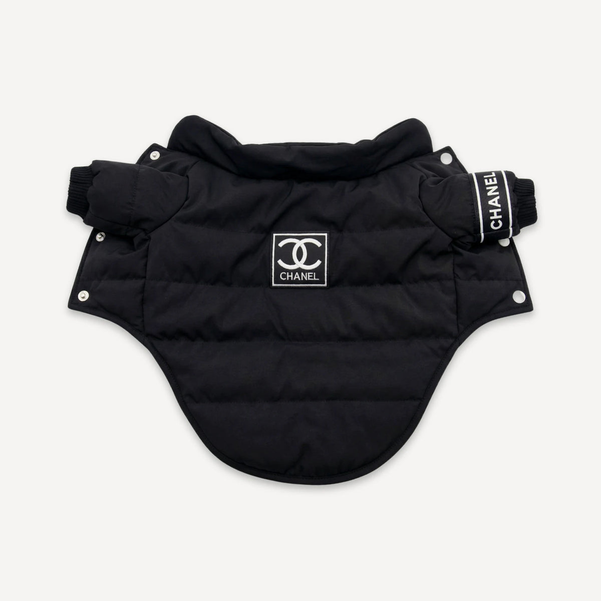 Quilted Puffer dog vest inspired by Chanel view 7