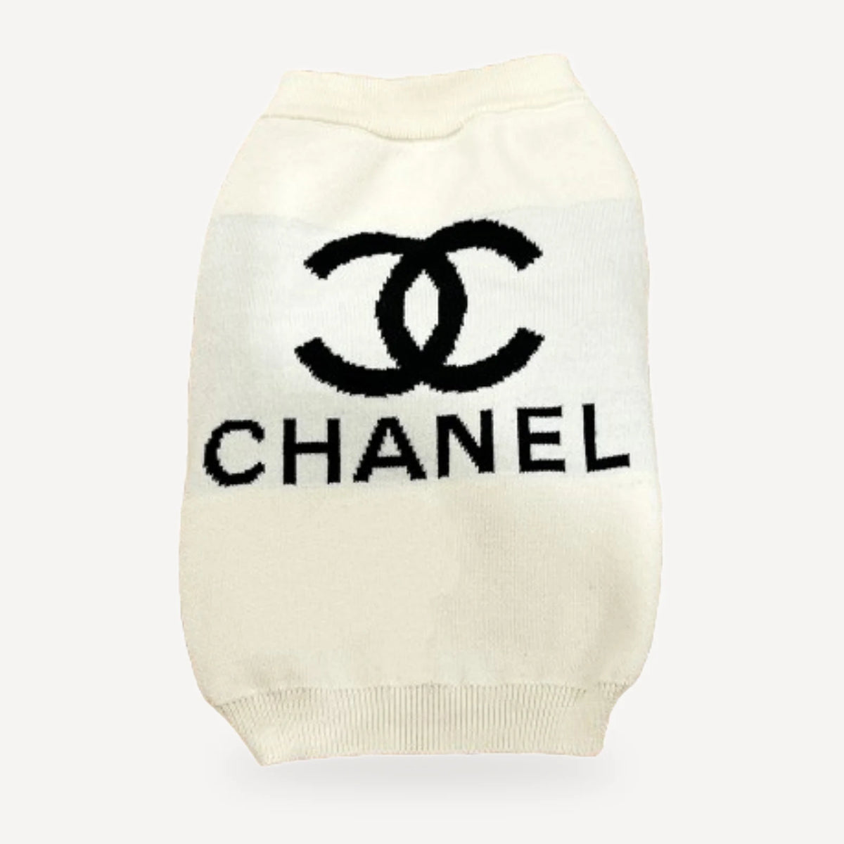 Winter Wags dog sweater inspired by Chanel view 7