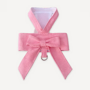 Bow dog harness inspired by Louis Vuitton