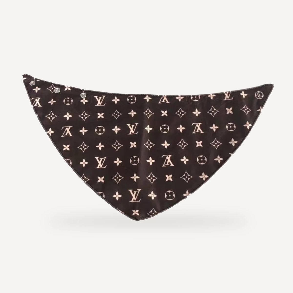 Brown Monogram dog bandana inspired by Louis Vuitton view 3