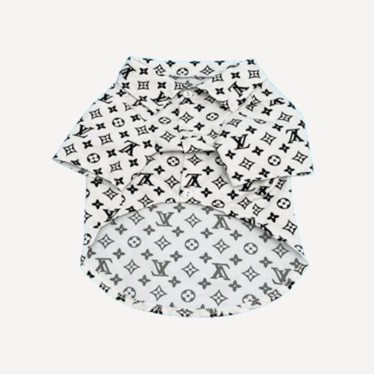 Classic Print dog polo inspired by Louis Vuitton view 4