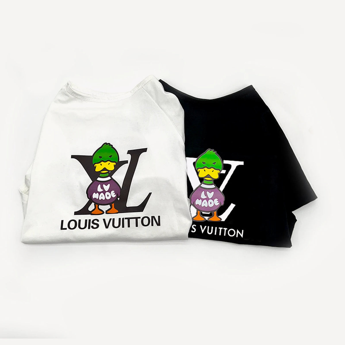 Duck dog tee inspired by Louis Vuitton