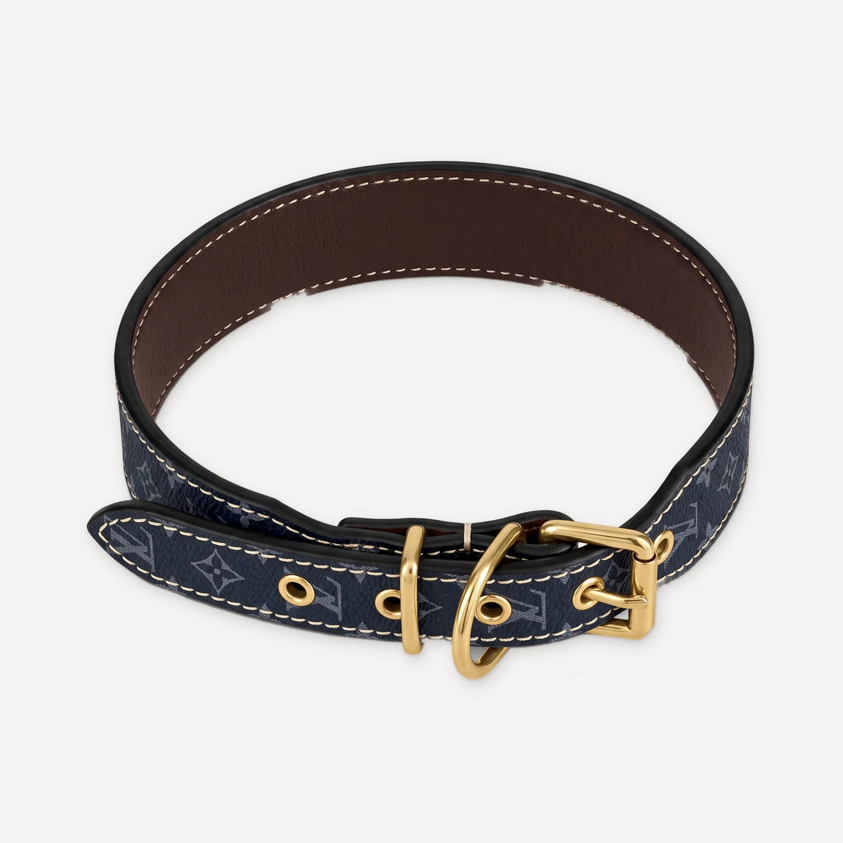 Gold Chain Leather Walking dog set inspired by Louis Vuitton view 26